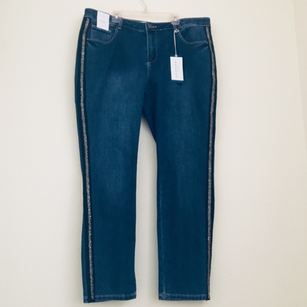 New with Tags WOMEN'S ANTHOLOGY SADIE SLIM-LEG JEANS (